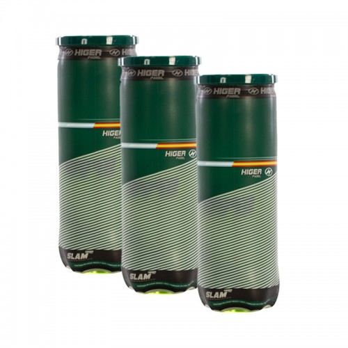 Pack de 3 Botes de Pelotas Higer Padel Pack de 3 Botes de Pelotas Higer Padel