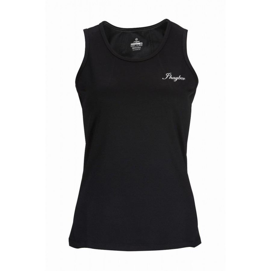 T-Shirt black de bretelles leopard JHAYBER