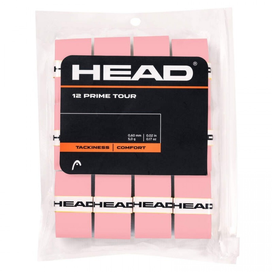 Blister Overgrips Head Prime Tour Rosa 12 Unidades