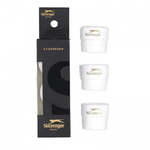 Blister Overgrips Slazenger Padel White 3 Units Blister Overgrips Slazenger Padel White 3 Units
