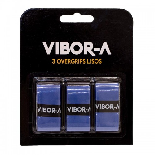 Blister Vibora Pro Smooth Blue 3 Overgrips Blister Vibora Pro Smooth Blue 3 Overgrips