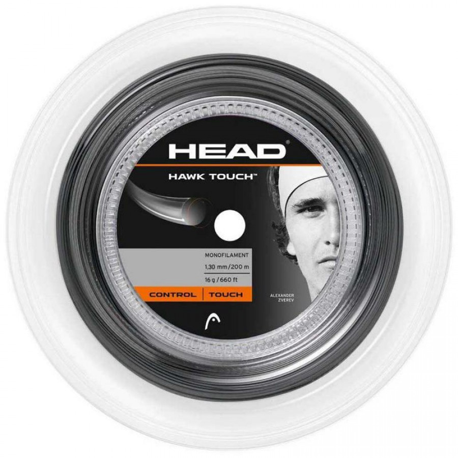 Bobina Cordaje 200m Head Hawk Touch 1,30mm Antracita  Oferta + Barato