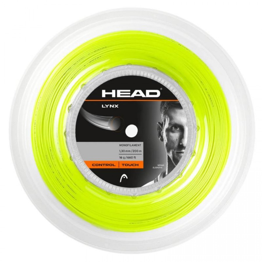 Carretel de Corda Lynx 200m Cabeca 1,30mm Amarelo  Oferta + Barato