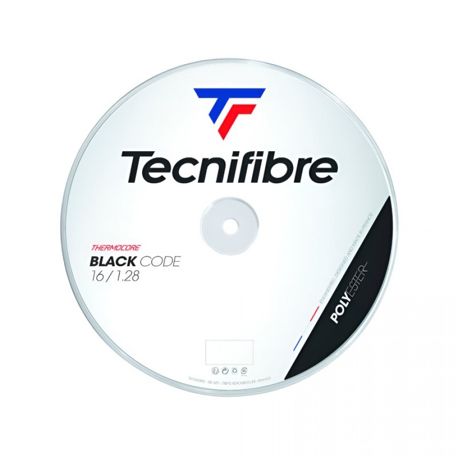Cordaje 200m Tecnifibre Black Code 1,28mm Carretel  Oferta + Barato