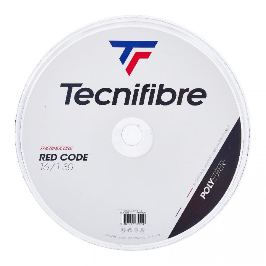 Carretel Cordaje 200m Tecnifibre Codigo Vermelho 1,30mm  Oferta + Barato