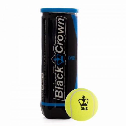Bote de 3 Pelotas Black Crown One Bote de 3 Pelotas Black Crown One