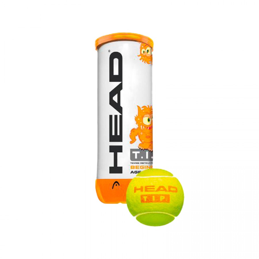 Bote de 3 Pelotas Head T.I.P. Orange