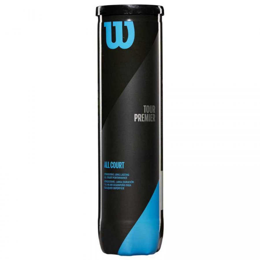 Bote de 4 Pelotas Wilson Tour Premier All Court  Oferta + Barato