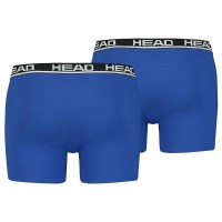 Head Basic Boxers Bleu Noir 2 Unites  Offre - Pas cher