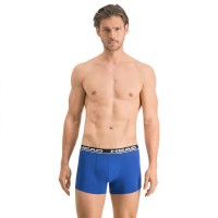 Head Basic Boxers Bleu Noir 2 Unites  Offre - Pas cher