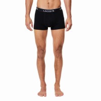 Lacoste Boxer Casual Noir 3 Unites  Offre - Pas cher