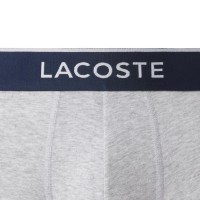 Boxers Lacoste Cinza Vigore 3 Unidades  Oferta + Barato