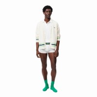 Boxers Lacoste Negro Blanco Gris Vigore 3 Unidades  Oferta + Barato