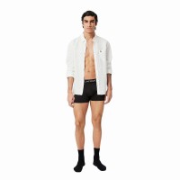 Boxers Lacoste Pique Negro 3 Unidades