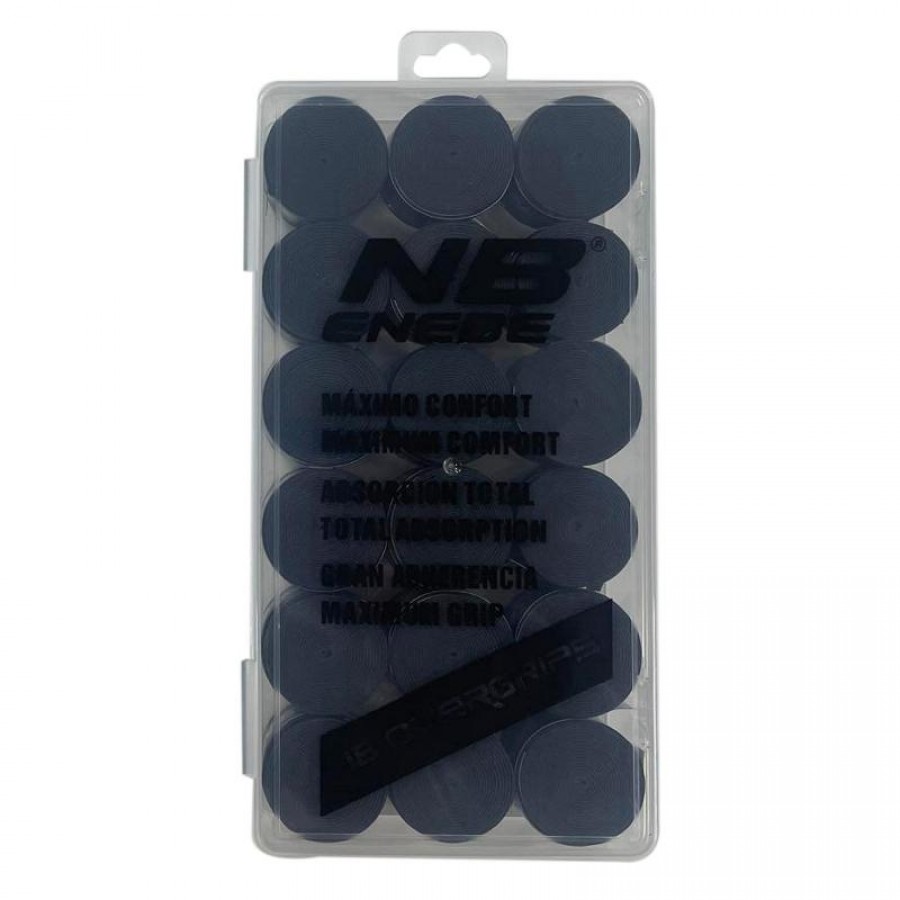 Enebe Box 18 Overgrip Liscia Nero  Offerta + Economico