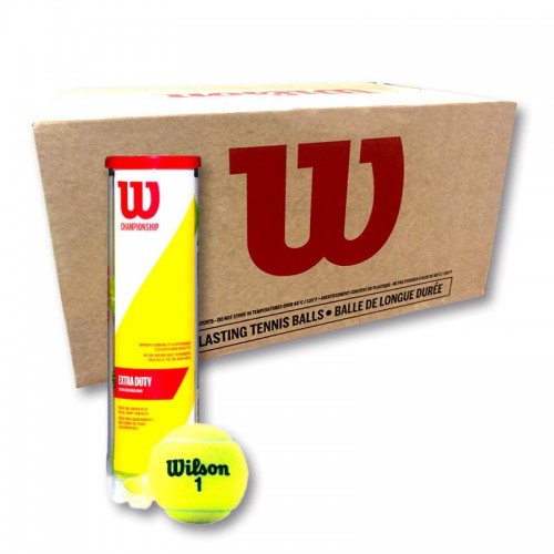 Cajon 72 Pelotas - 18 Botes de 4 Uds - Wilson Championship Extra Duty Cajon 72 Pelotas - 18 Botes de 4 Uds - Wilson Championship Extra Duty