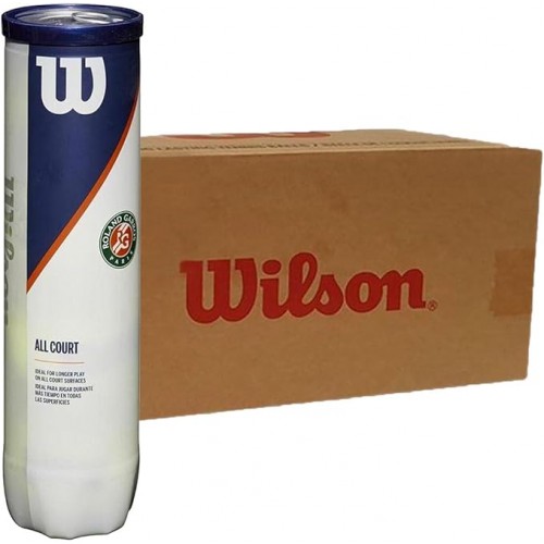 Cajon 72 Pelotas - 18 Botes de 4 Uds - Wilson Roland Garros Cajon 72 Pelotas - 18 Botes de 4 Uds - Wilson Roland Garros
