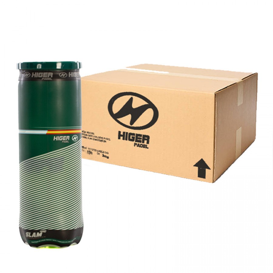 Cajon 72 Bolas - 24 Frascos de 3 unidades - Higer Padel  Oferta + Barato