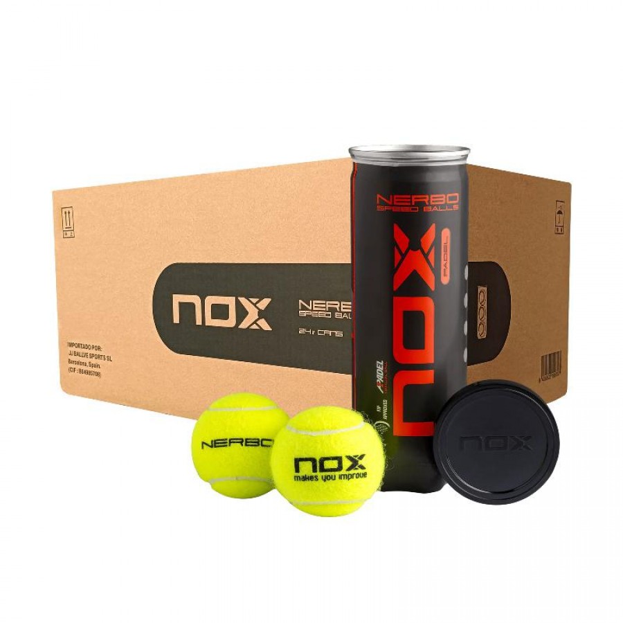 Cajon 72 Pelotas - 24 Botes de 3 uds - Nox Nerbo  Offer + Cheap