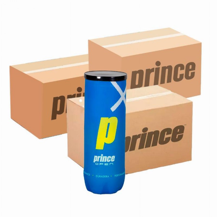 Box 72 Balls - 24 Jars of 3 units - Prince Padel Open x 3 Units  Offer + Cheap