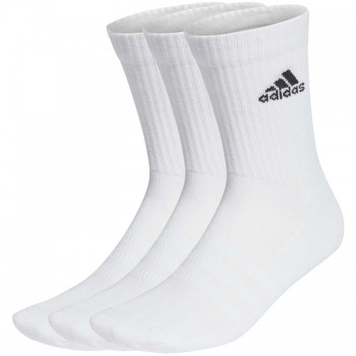 Calcetines Adidas Cushioned Blanco 3 Pares Calcetines Adidas Cushioned Blanco 3 Pares