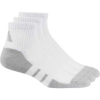 Calcetines Adidas Essentials Cushioned Quarter Blanco Gris 3 Pares  Offre - Pas cher