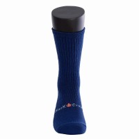 Meias Azul Marinho Black Crown Pro High 1 Par  Oferta + Barato