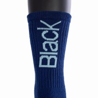 Meias Azul Marinho Black Crown Pro High 1 Par  Oferta + Barato