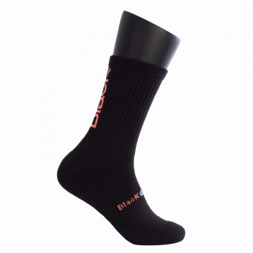 Calcetines Black Crown Pro Altos Negro Coral 1 Par Calcetines Black Crown Pro Altos Negro Coral 1 Par