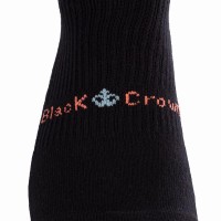 Meias Black Crown Pro High Black Coral 1 Par  Oferta + Barato