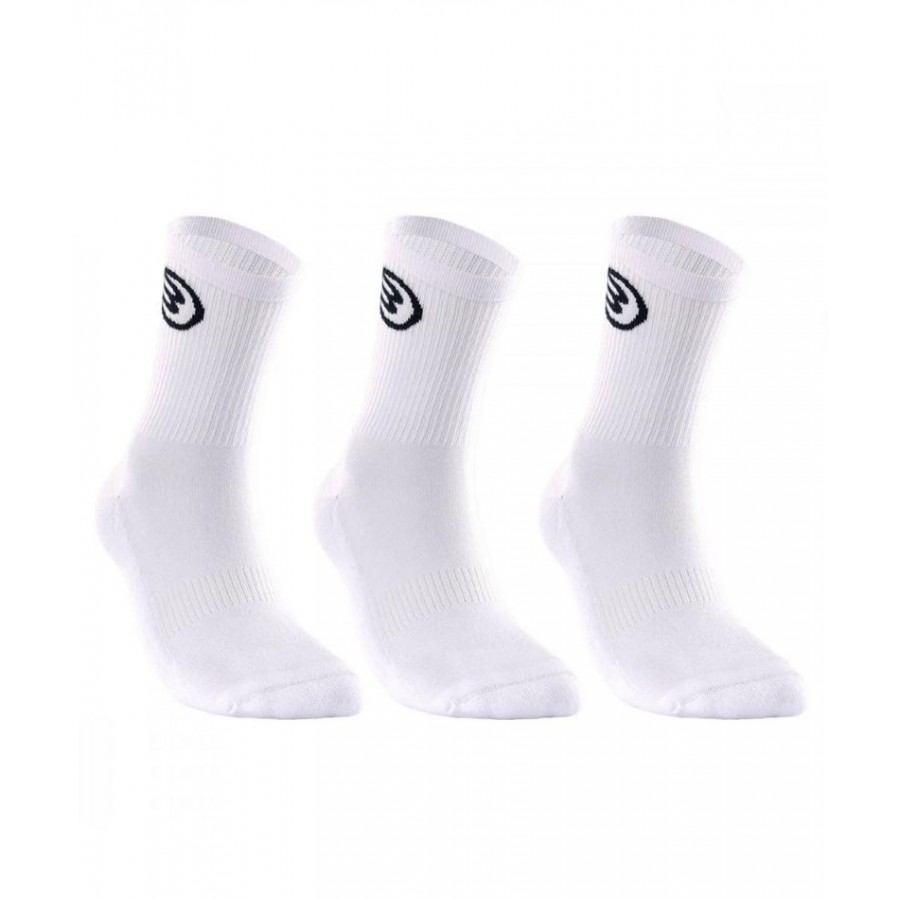 Bullpadel BP252 Socks 3 Pairs White  Offer + Cheap