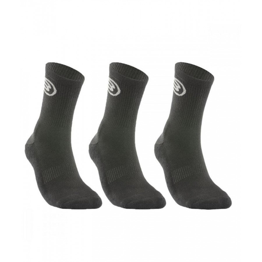 Bullpadel BP252 Socks 3 Pairs Black  Offer + Cheap