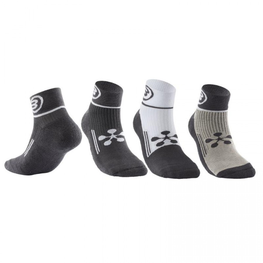 Meias de padel Bullpadel Premier BPPMR2501 3 pares  Oferta + Barato