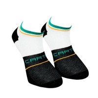 Cartri Adriano Crew Blanc Noir Chaussettes 1 paire  Offre - Pas cher