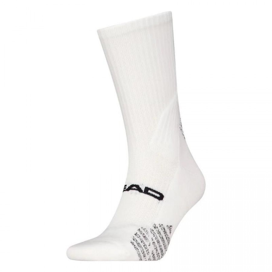 Calcetines Head Performance Padel Crew Blanco 1 Par  Oferta + Barato