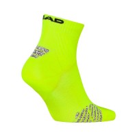 Calcetines Head Performance Padel Quarter Amarillo Fluor 1 Par  Offre - Pas cher