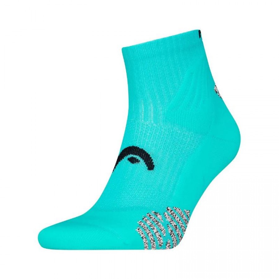 Calcetines Head Performance Padel Quarter Azul Aqua 1 Par  Offre - Pas cher