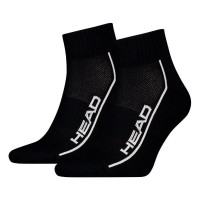 Calcetines Head Performance Quarter Negro 2 Pares  Oferta + Barato