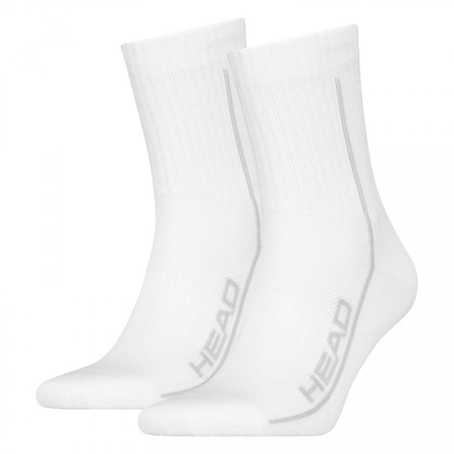 Calcetines Head Performance Short Crew Blanco 2 Pares  Oferta + Barato
