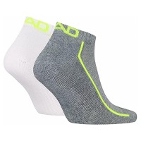 Calcetines Head Performance Sneaker Blanco Gris Lima 2 Pares  Oferta + Barato