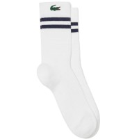 Calzini Lacoste Sport High Cut Bianco Navy 1 Paio  Offerta + Economico