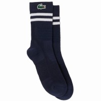 Calzini Lacoste Sport High Cut Bianco Navy 1 Paio  Offerta + Economico