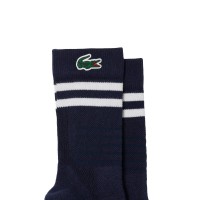 Calzini Lacoste Sport High Cut Bianco Navy 1 Paio  Offerta + Economico