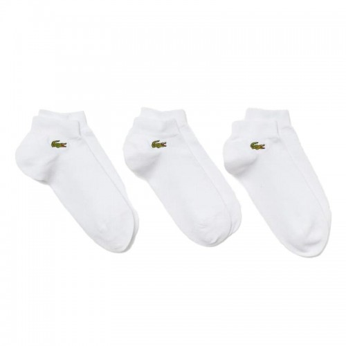 Socks Lacoste Sport Cut Low White 3 Pairs Socks Lacoste Sport Cut Low White 3 Pairs