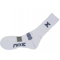 Calcetines Nox Blanco Azul 1 Par  Oferta + Barato