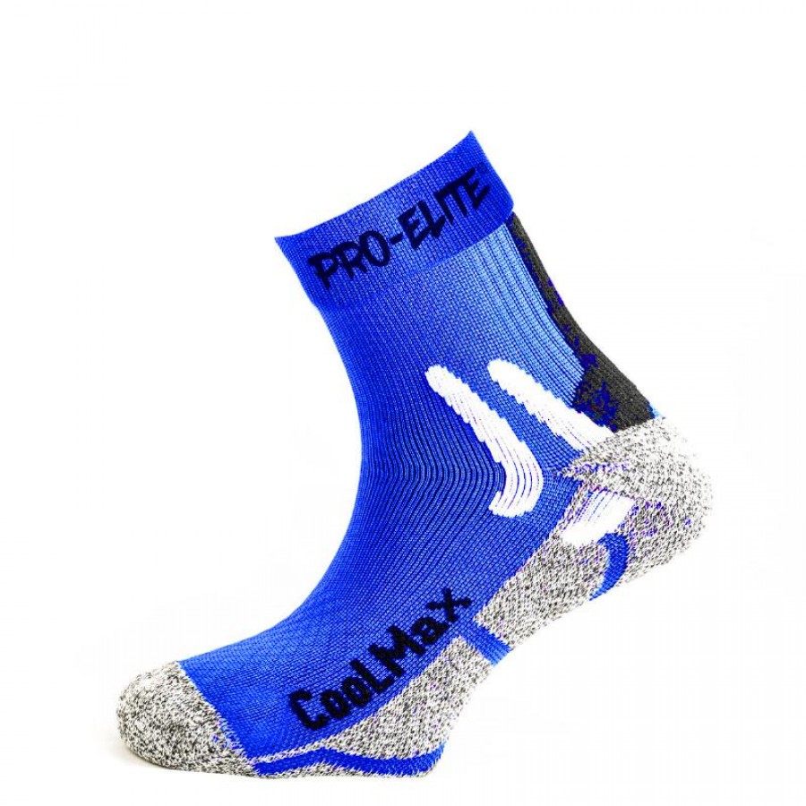 Calcetines Pro Elite Coolmax Azul Royal 1 Par  Oferta + Barato