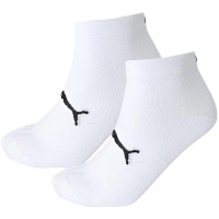 Puma Quarto Meias Brancas 2 pares  Oferta + Barato