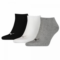 Puma Chaussettes Sneaker Noir Blanc Gris 3 paires  Offre - Pas cher