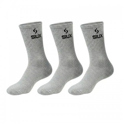 Siux Basic 26 High Shaft Socks Grey 3 Pairs