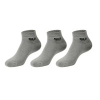 Calcetines Siux Basic 26 Caña Corta Gris 3 Pares